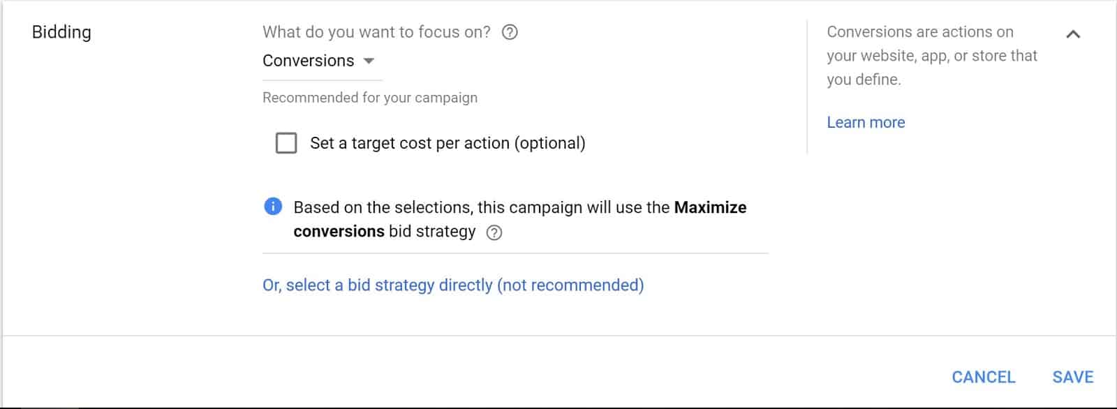 Enhanced Bidding Automation Types in Google Ads Experiments