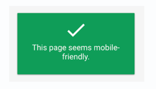 Mobile usability report